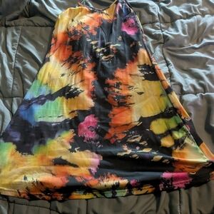 Vibrant Multicolor Sleeveless Dress